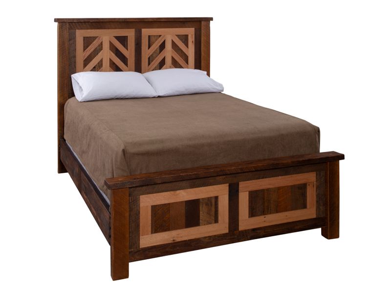 Colonial Barnwood Roanoke Bed - King 2