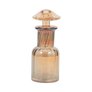 IVYCREST ORANGE GLASS VASE 11 (IN) 4