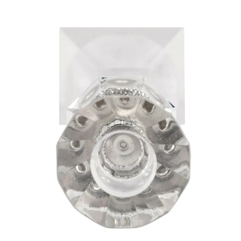 GRANLEYSHAW CLEAR CANDLE HOLDER 11 (IN)