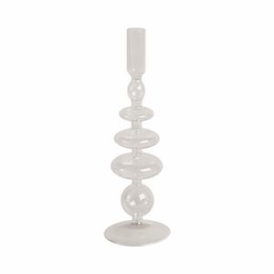 ELLENLAND CLEAR CANDLE HOLDER 11 (IN) 3