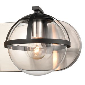Davenay 16'' Wide 2-Light Vanity Light - Satin Nickel 4