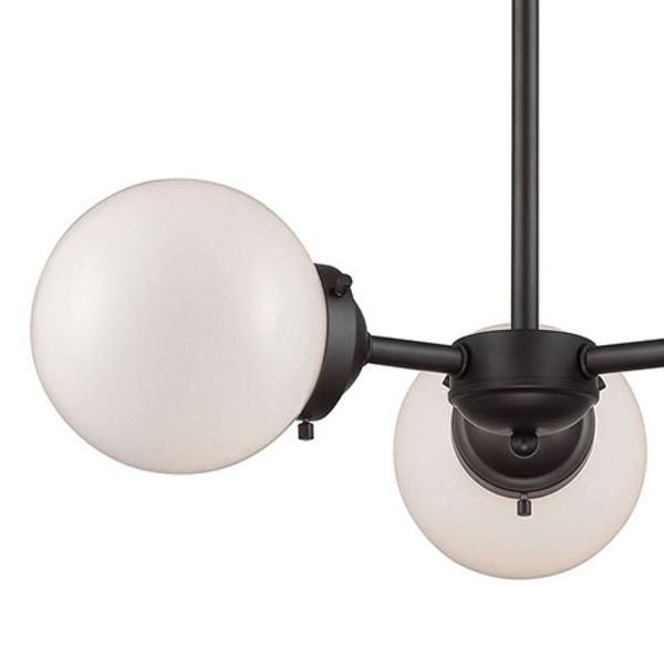 Beckett 22'' Wide 3-Light Chandelier - Oil Rubbed Bronze