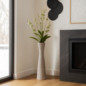 HANKHOLM WHITE VASE 31 (IN) 11