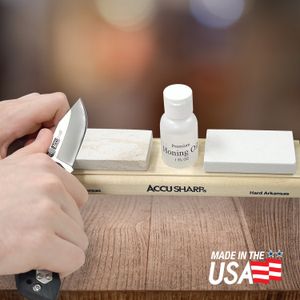 AccuSharp - Combo Stones w/Honing Oil 3