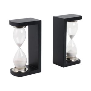 MASONWIND SET OF 2 BLACK BOOKENDS 10 (IN) 4