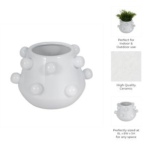NELSONHAM WHITE PLANTER 5 (IN) 8