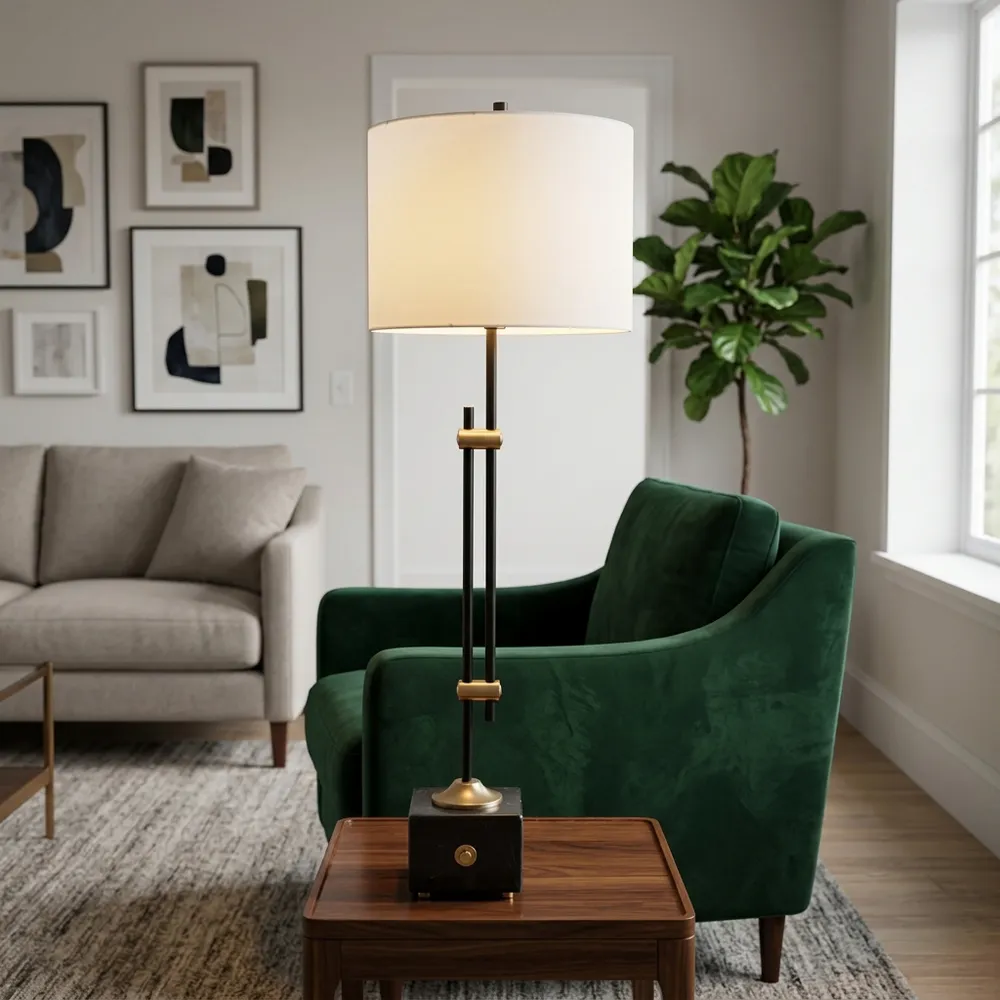 DALEYMOOR BLACK LAMP 36 (IN)