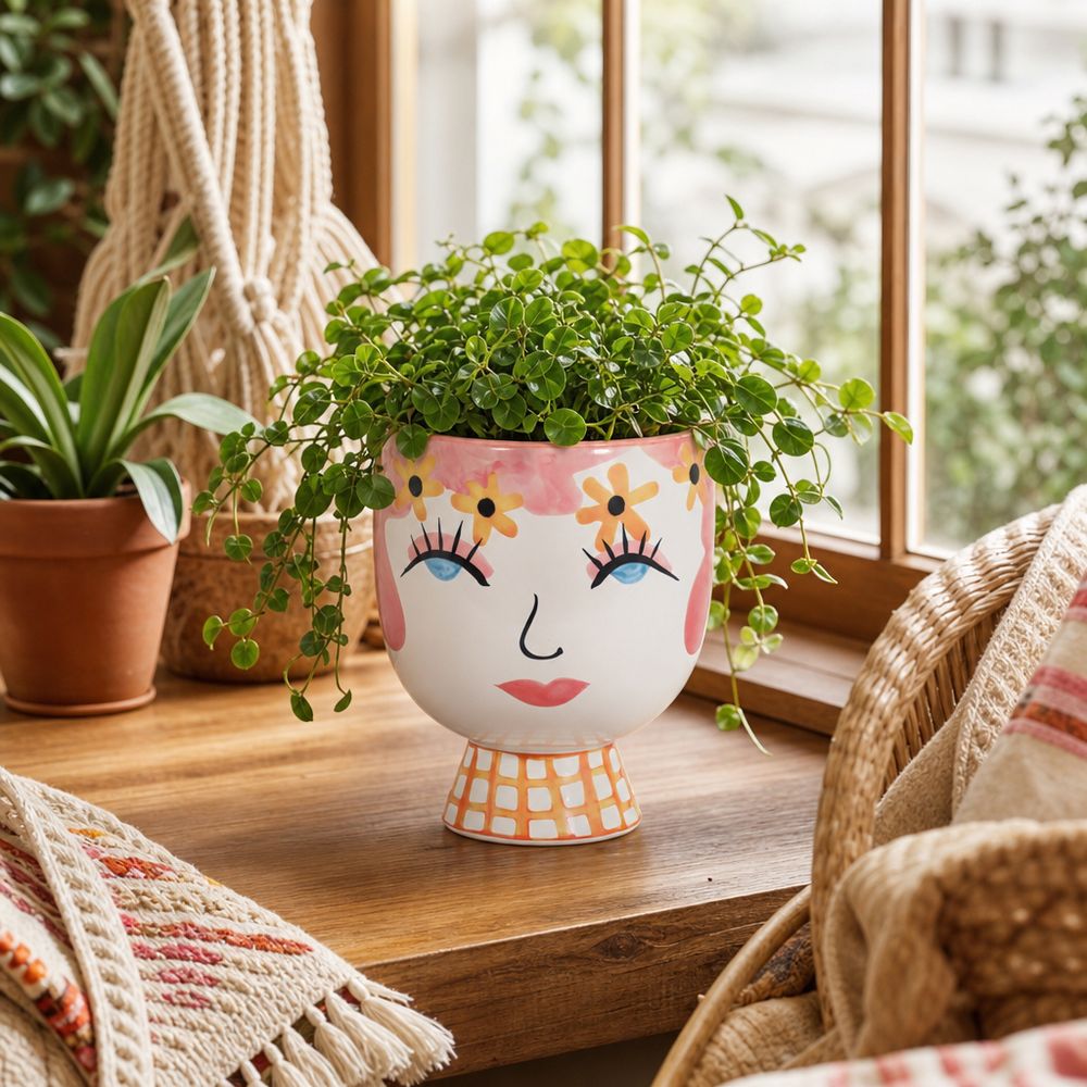 GARSONHOLM PINK PLANTER 7 (IN)