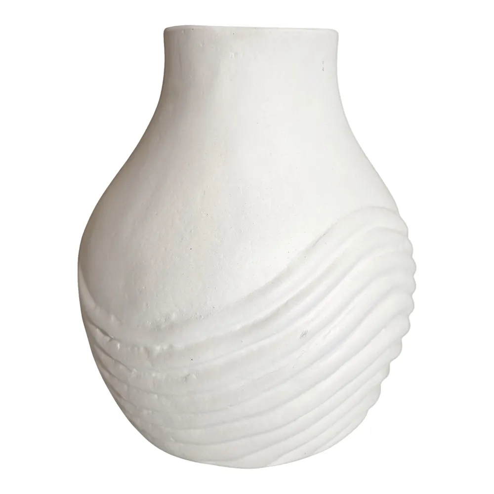 GAIGEWELL WHITE VASE 10 (IN)