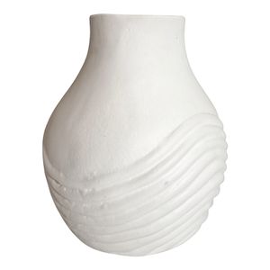 GAIGEWELL WHITE VASE 10 (IN) 3