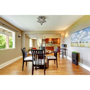 Moravian Star 11'' Wide 1-Light Flush Mount - Oil Rubbed Bronze 7