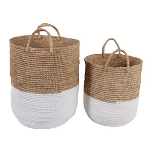 DURBANRIDGE SET OF 2 BROWN STORAGE 23 (IN) 6