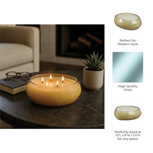 EMMONSCLIFF MIDNIGHT AMBER CANDLE 4 (IN) 10