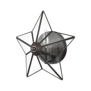 Moravian Star 12'' High 1-Light Sconce - Oil Rubbed Bronze 2