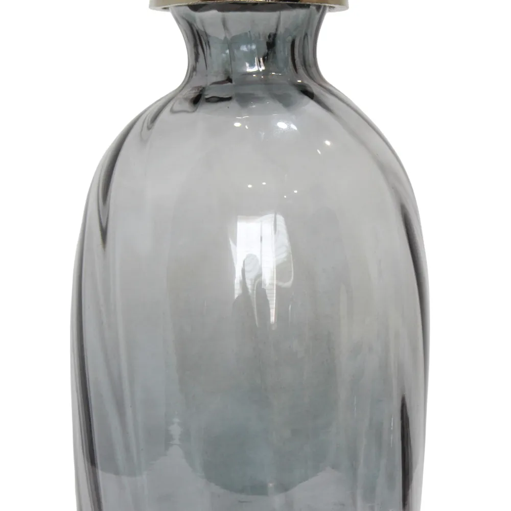 FORDHAMDALE GRAY GLASS VASE 16 (IN)