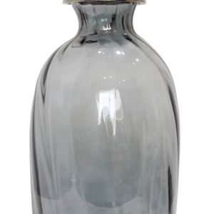 FORDHAMDALE GRAY GLASS VASE 16 (IN) 5