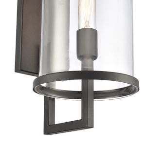 Hopkins 24'' High 1-Light Outdoor Sconce - Charcoal Black 6