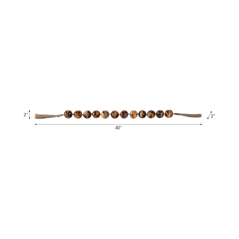 PALMERHAVEN BROWN BEAD 2 (IN)