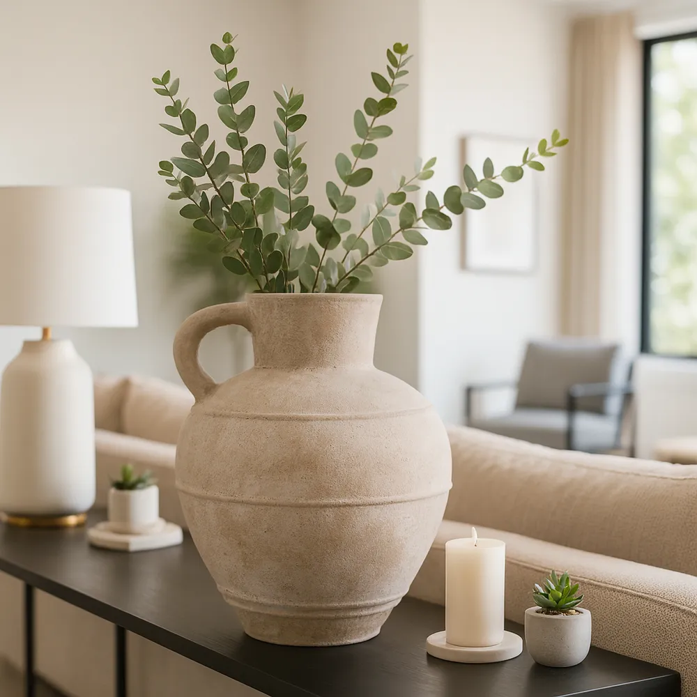 DAMIENPORT IVORY VASE 22 (IN)