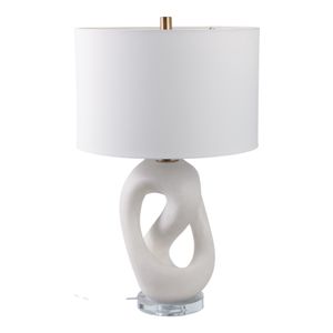 CIARANHAVEN WHITE LAMP 26 (IN) 4