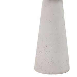 CARLIN WHITE CANDLE HOLDER 10 (IN) 6