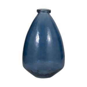 SUTTONWORTH BLUE GLASS VASE 15 (IN) 3