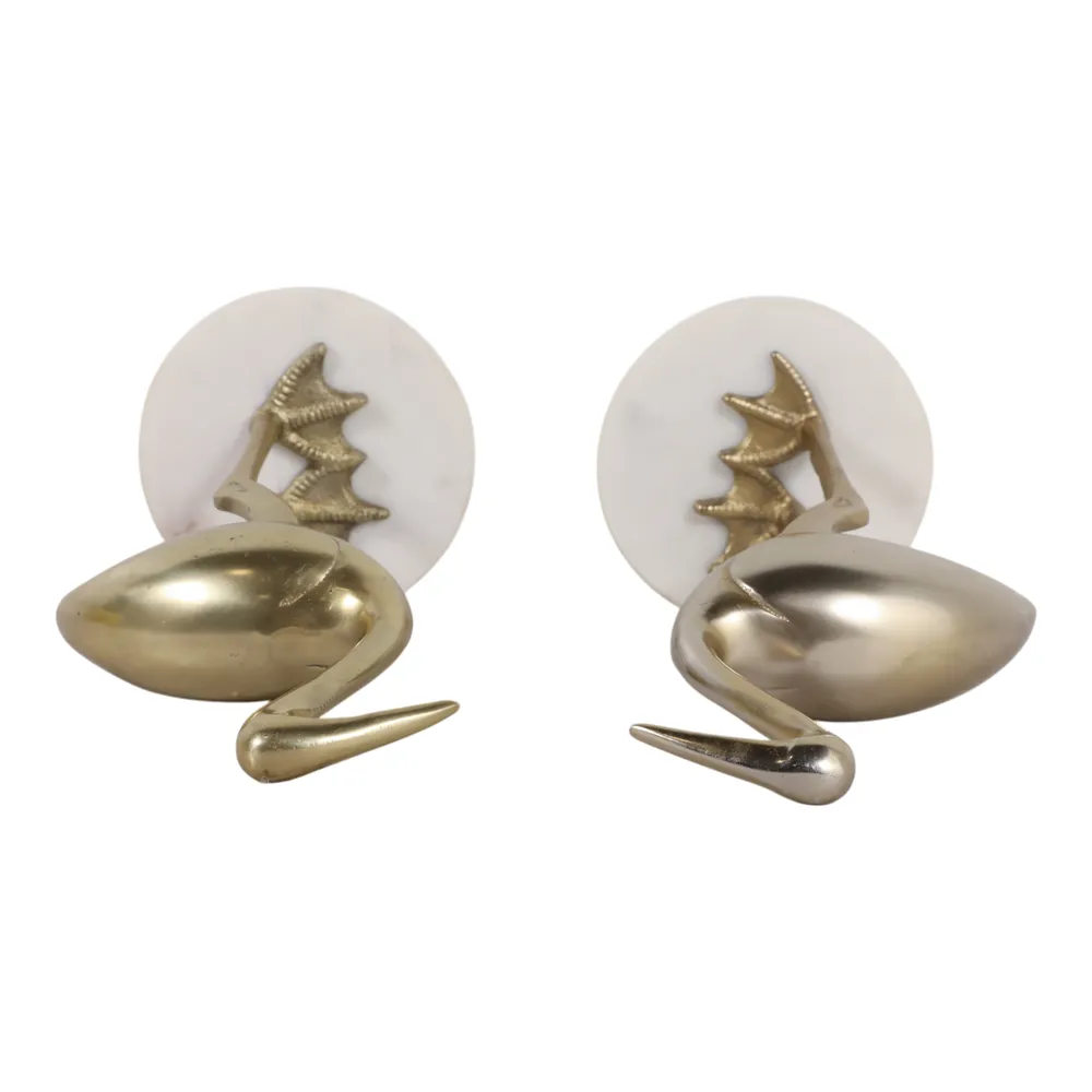 MONROEDALE SET OF 2 GOLD DECOR 13 (IN)
