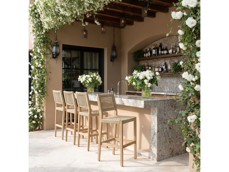 Corde Barstool Beige 8