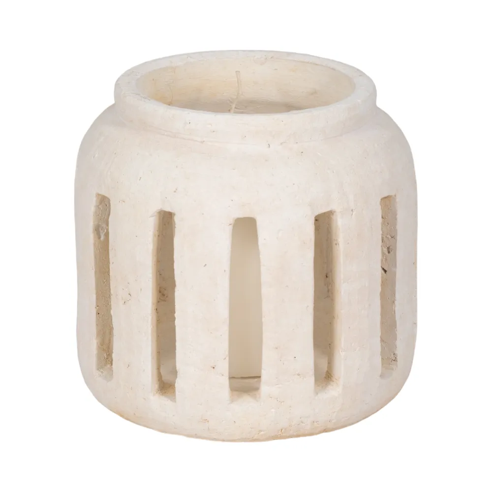 GARNETTCREST WHITE LANTERN 8 (IN)