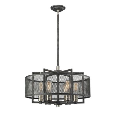 Slatington 22″ Wide 6-Light Chandelier - Brushed Nickel