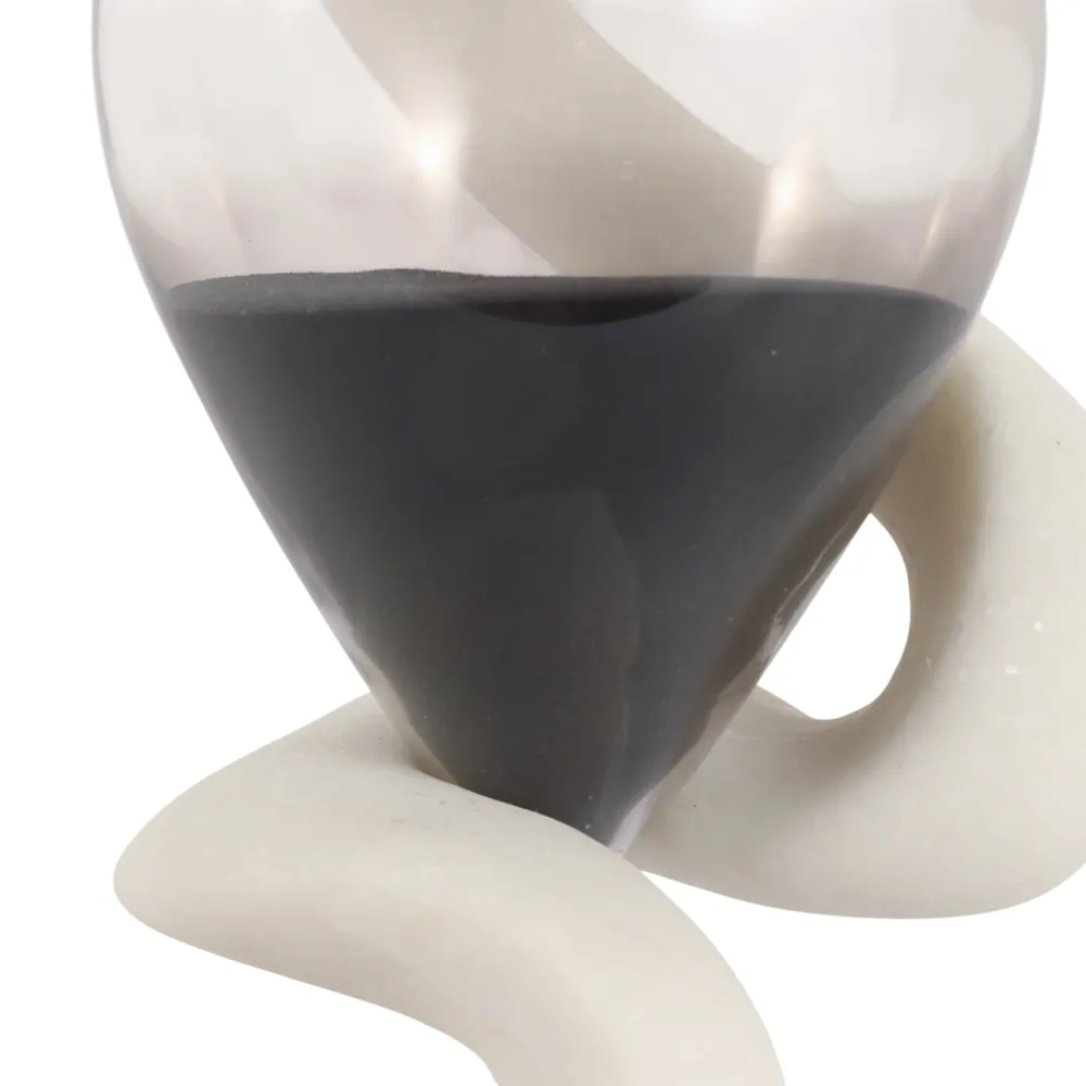 TESSSIDE WHITE HOURGLASS 13 (IN)