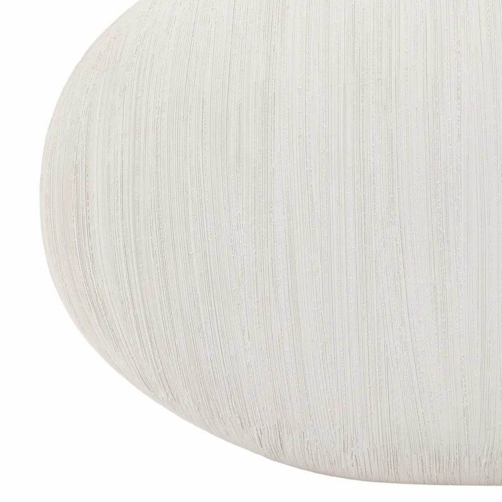 MARCHOLM WHITE VASE 11 (IN)