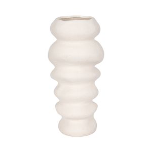 DUTTONMORE WHITE VASE 16 (IN) 4