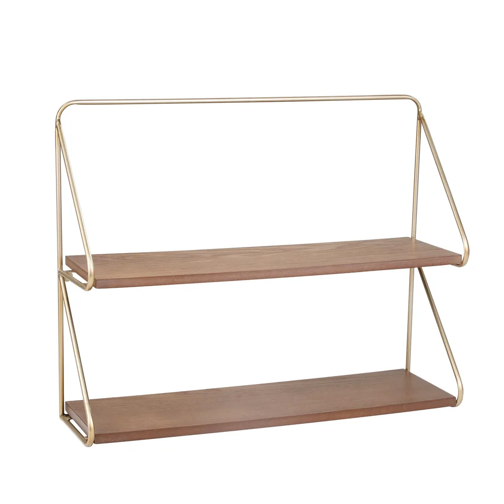 LUCASDALE GOLD WALL SHELF 17 (IN)