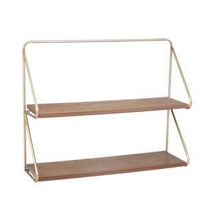LUCASDALE GOLD WALL SHELF 17 (IN) 1
