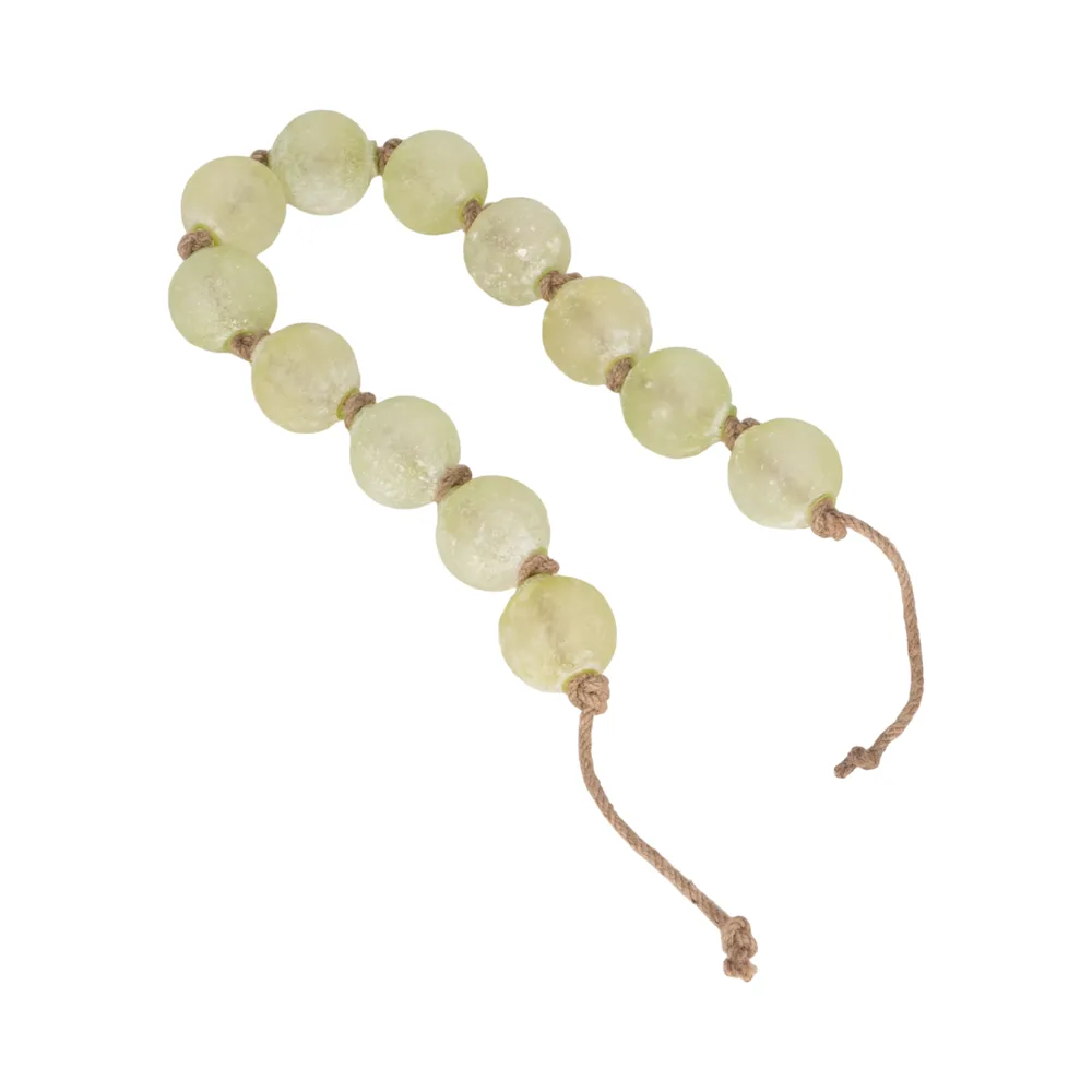 HARLAN GREEN BEAD 3 (IN)