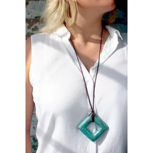 Set of 5 Clay Lenca Necklaces 2
