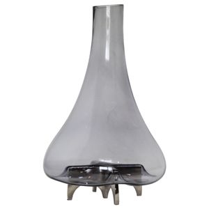 HAYFORDROSE SILVER GLASS VASE 17 (IN) 1