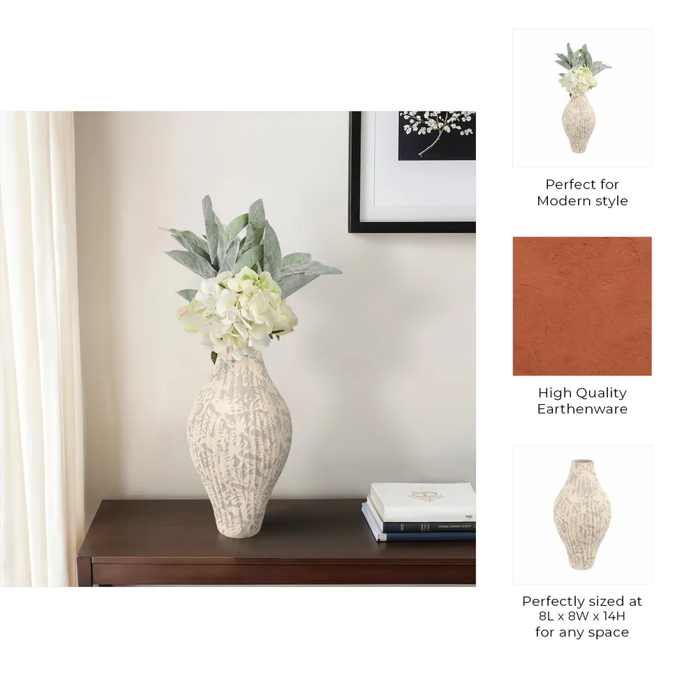 DANFORTHPARK GRAY VASE 14 (IN)