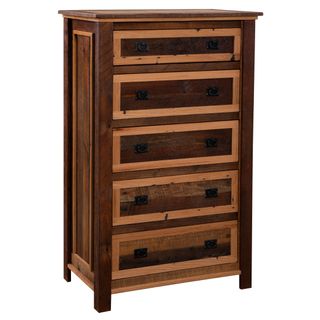Colonial Barnwood 5 Drawer Chest
