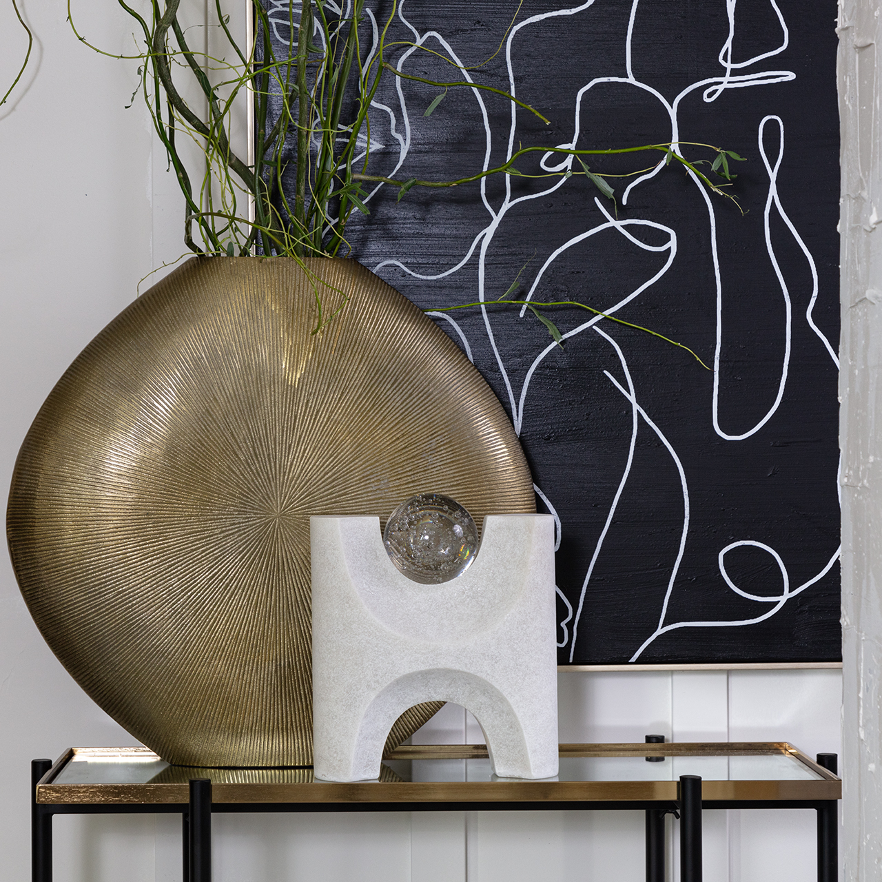 Ridge Tall Vase 2