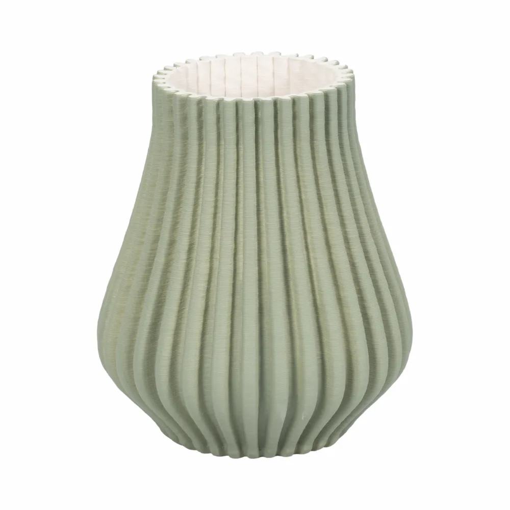 OPALBROOK GREEN VASE 9 (IN)