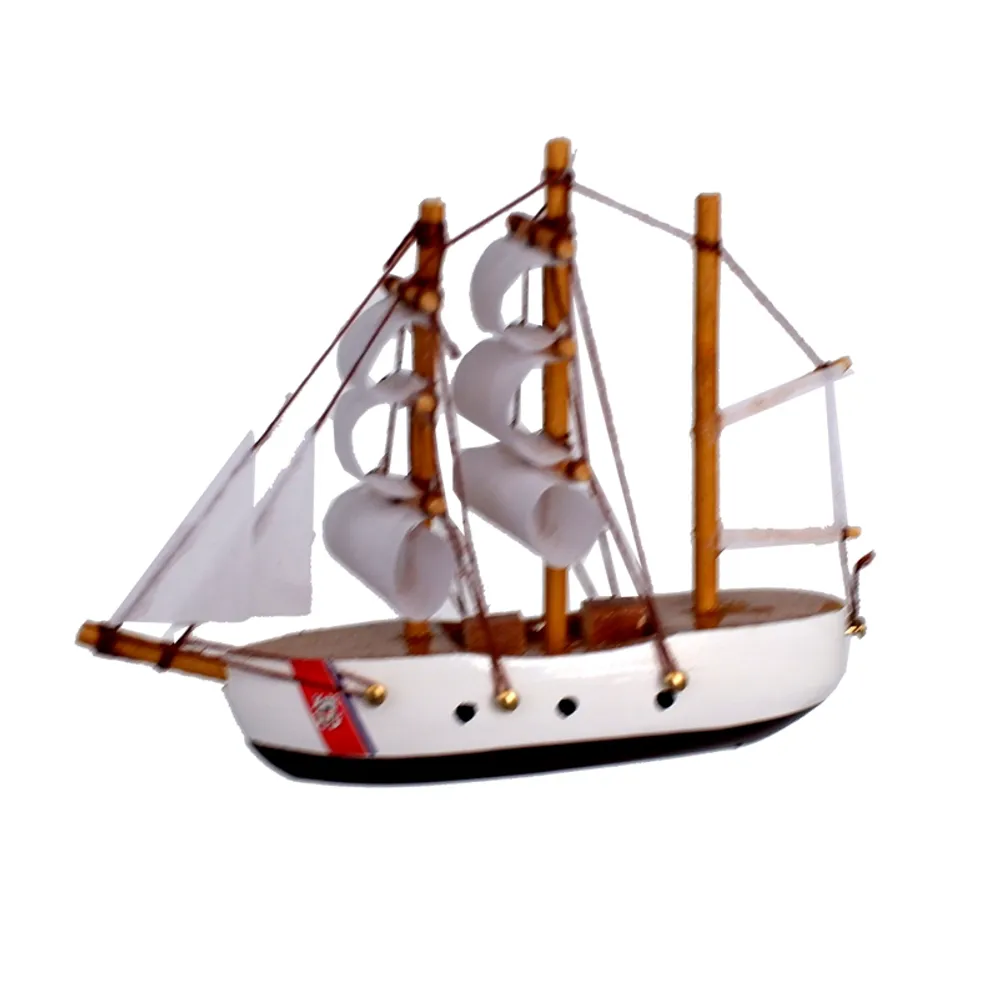 4" U.S. COAST GUARD SHIP ORNAMENT