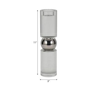 VERAFORD CLEAR CANDLESTICK 11 (IN) 8