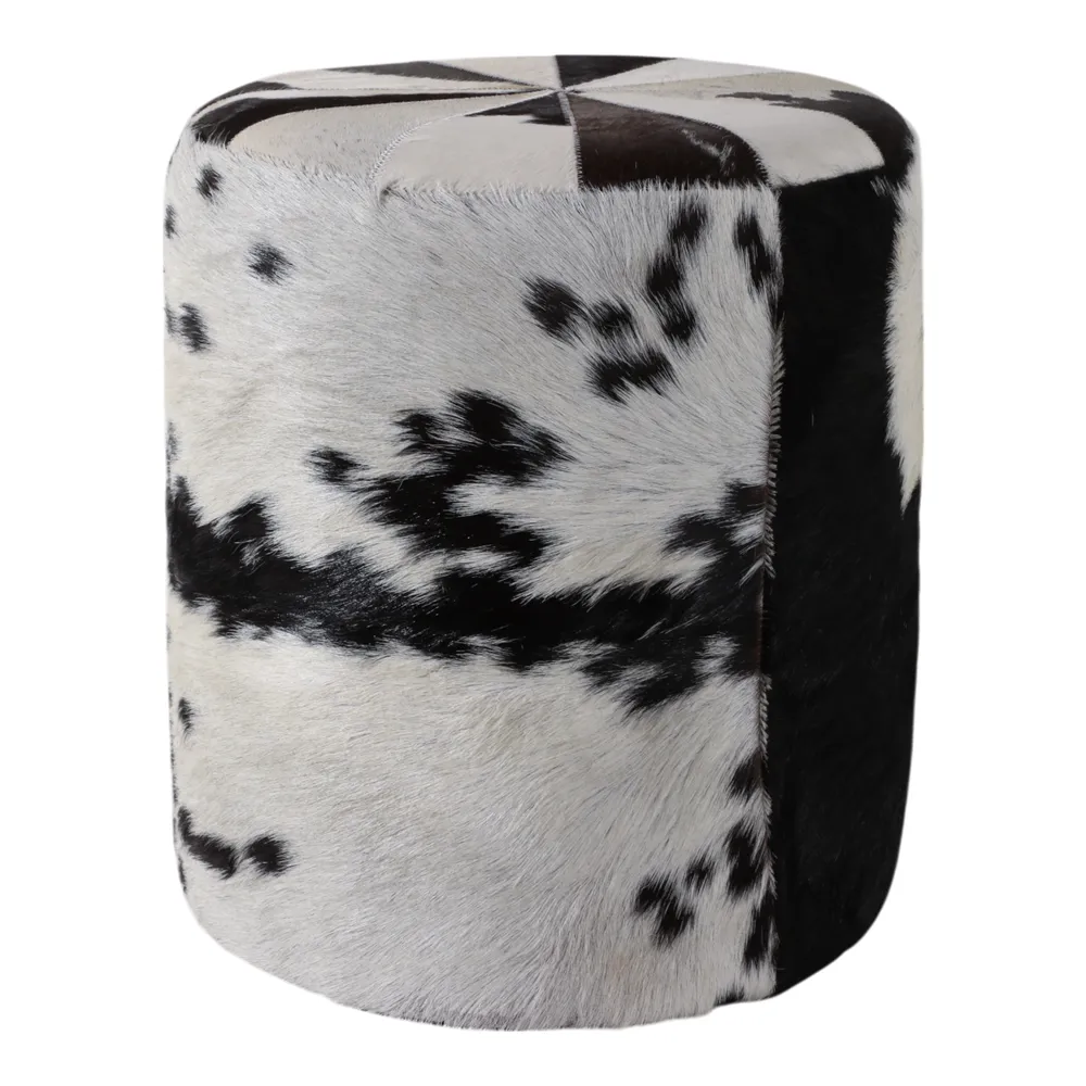 SARAHFORD BLACK OTTOMAN 19 (IN)