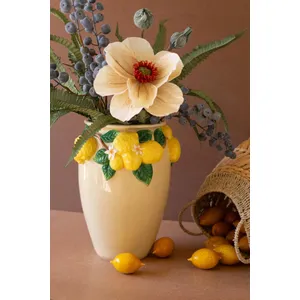 Ceramic Lemons Urn 4