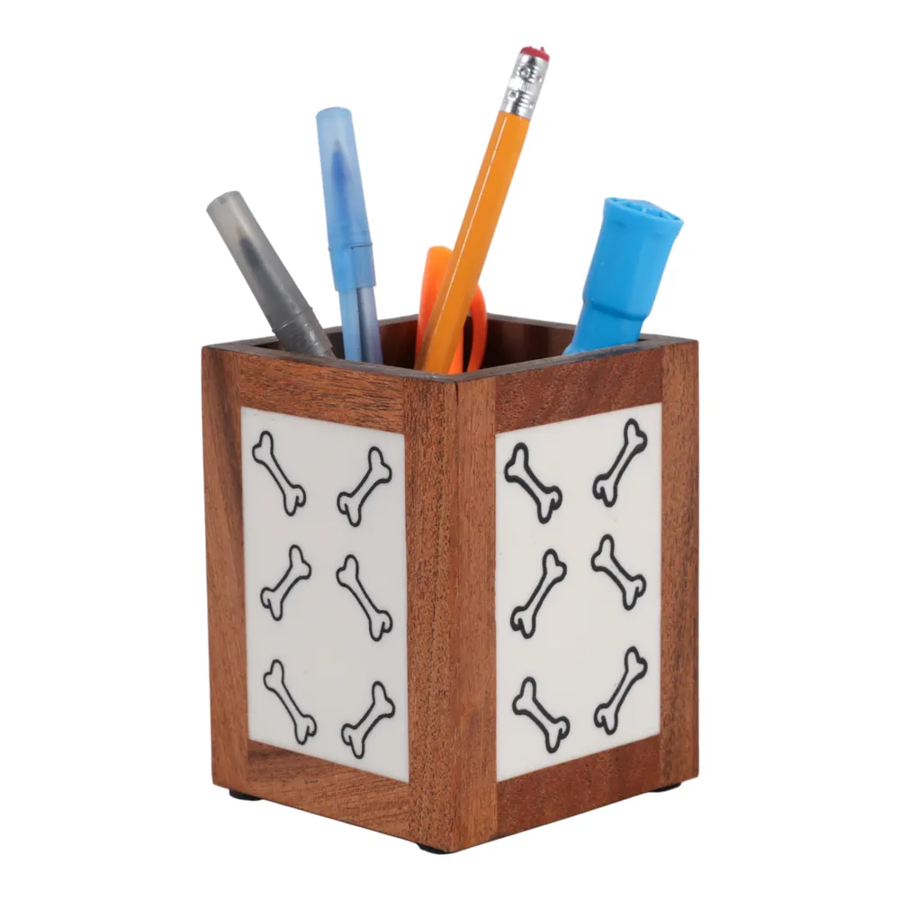 CARLINWAY IVORY PENCIL CUP 4 (IN)