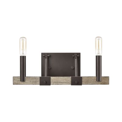 Transitions 14″ Wide 2-Light Vanity Light - Oil Rubbed Bronze