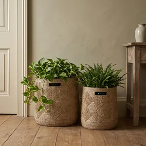 DUNCANGROVE SET OF 2 BROWN STORAGE 16 (IN) 10