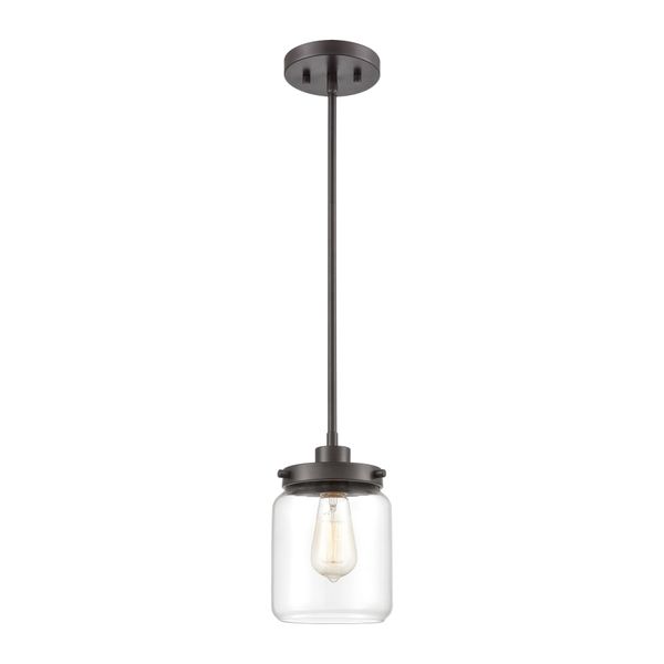 Mason 6'' Wide 1-Light Mini Pendant - Oil Rubbed Bronze